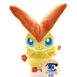 Officiële Pokemon knuffel Victini San-ei +/- 23cm 